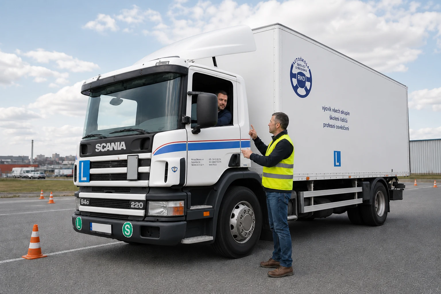 Cvičný nákladní automobil skupiny C